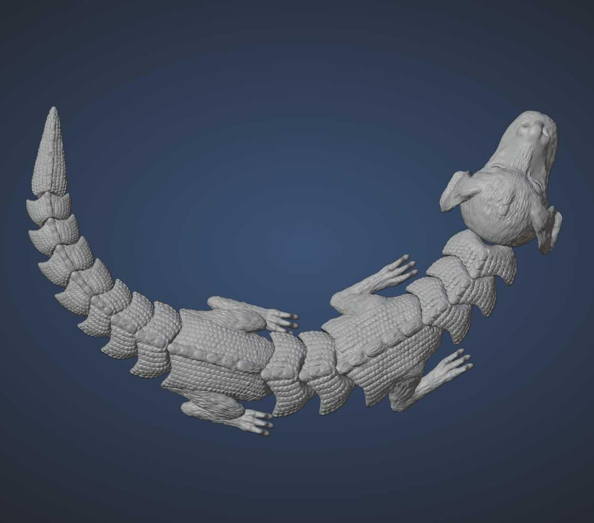 Unpainted Articulated Falkor image 1