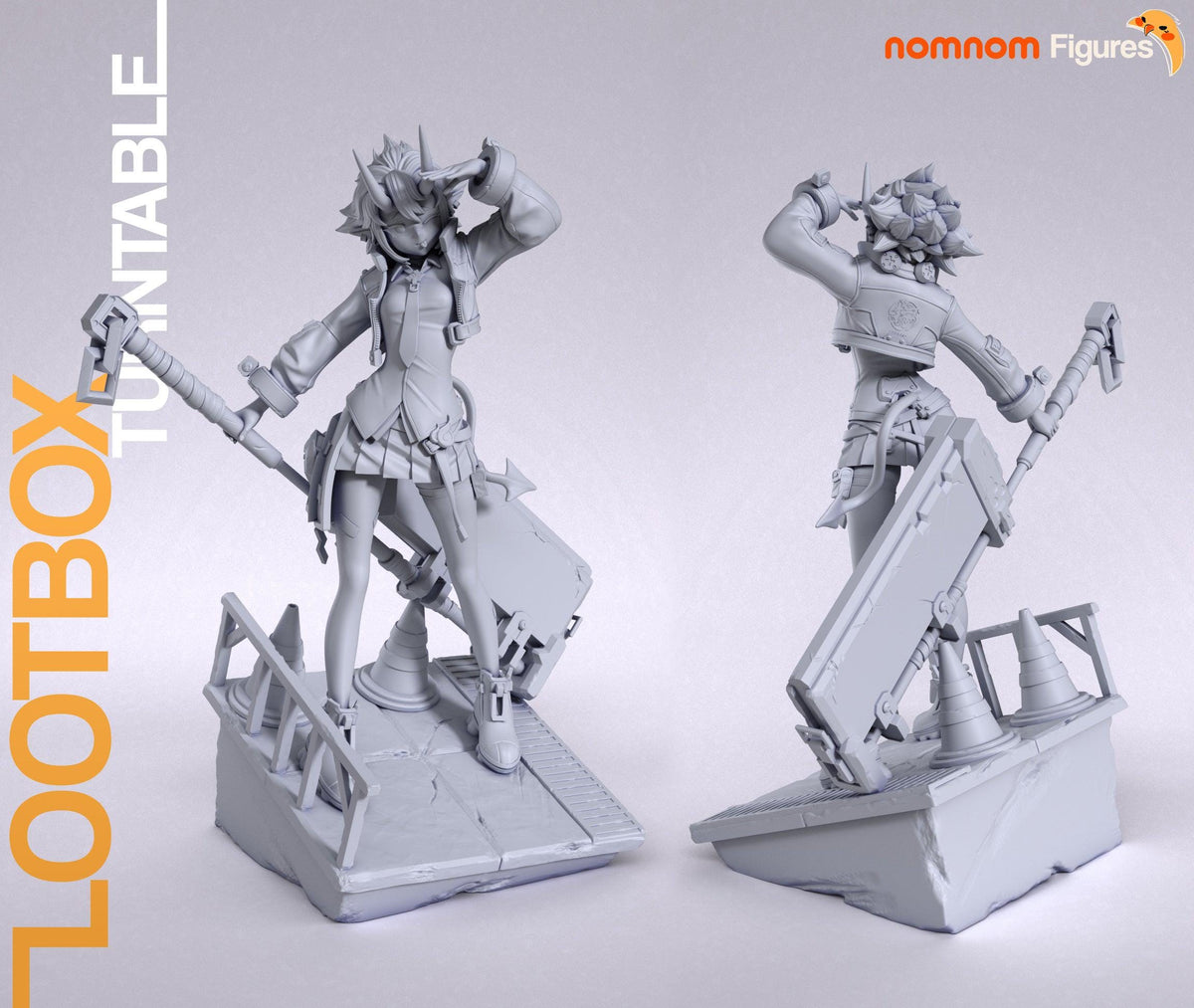 Unpainted SouKaku Zenless Zone Zero nom nom image 1