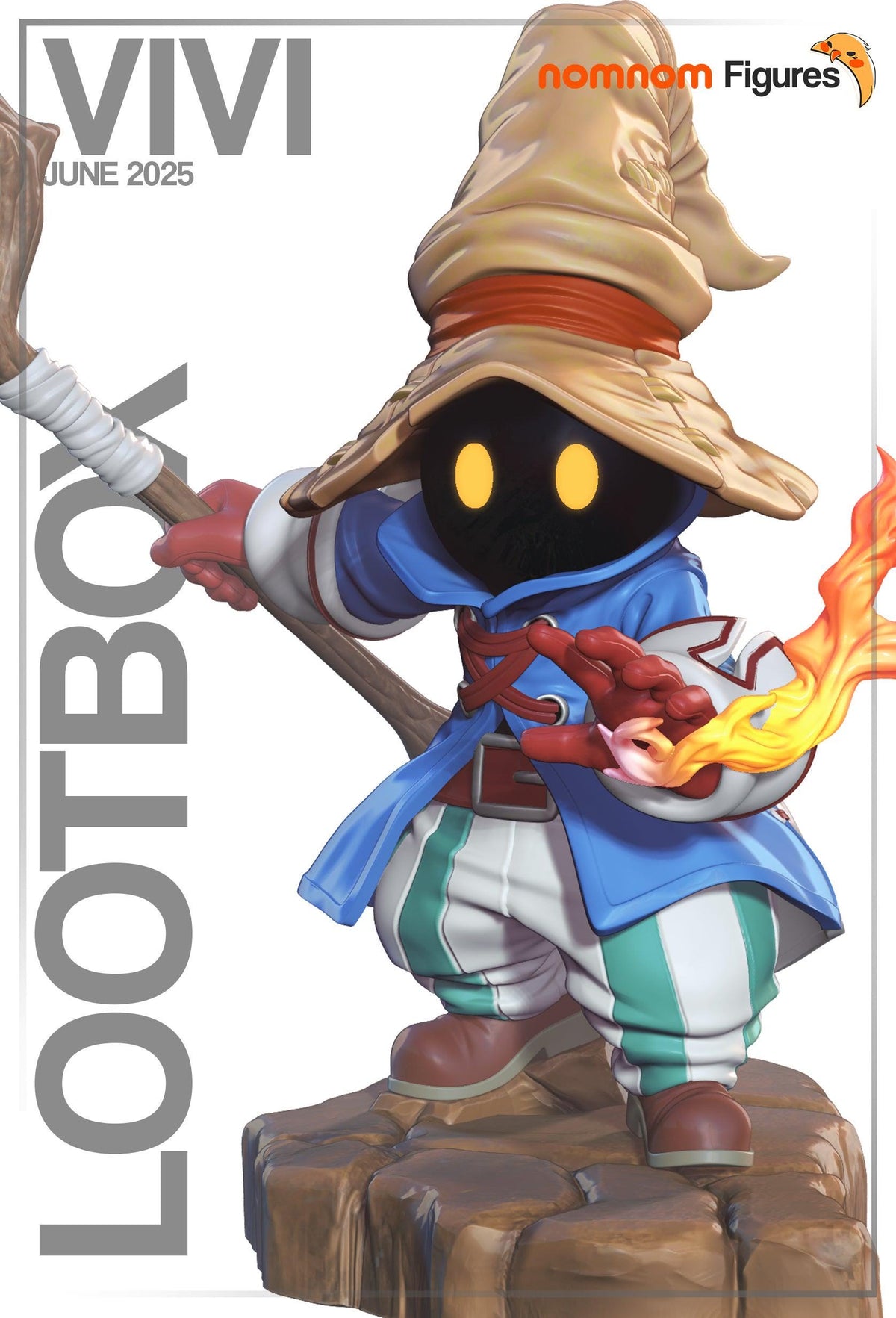 Unpainted Nom Nom Vivi Ornitier FFIX image 0