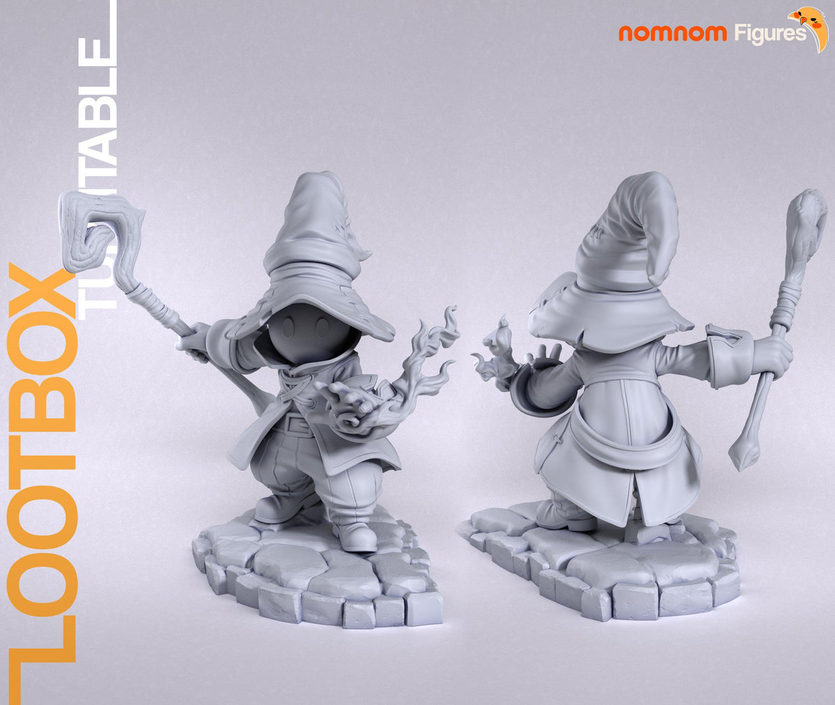 Unpainted Nom Nom Vivi Ornitier FFIX image 1