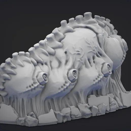 Unpainted Space Bug Table Top Terrain image 3