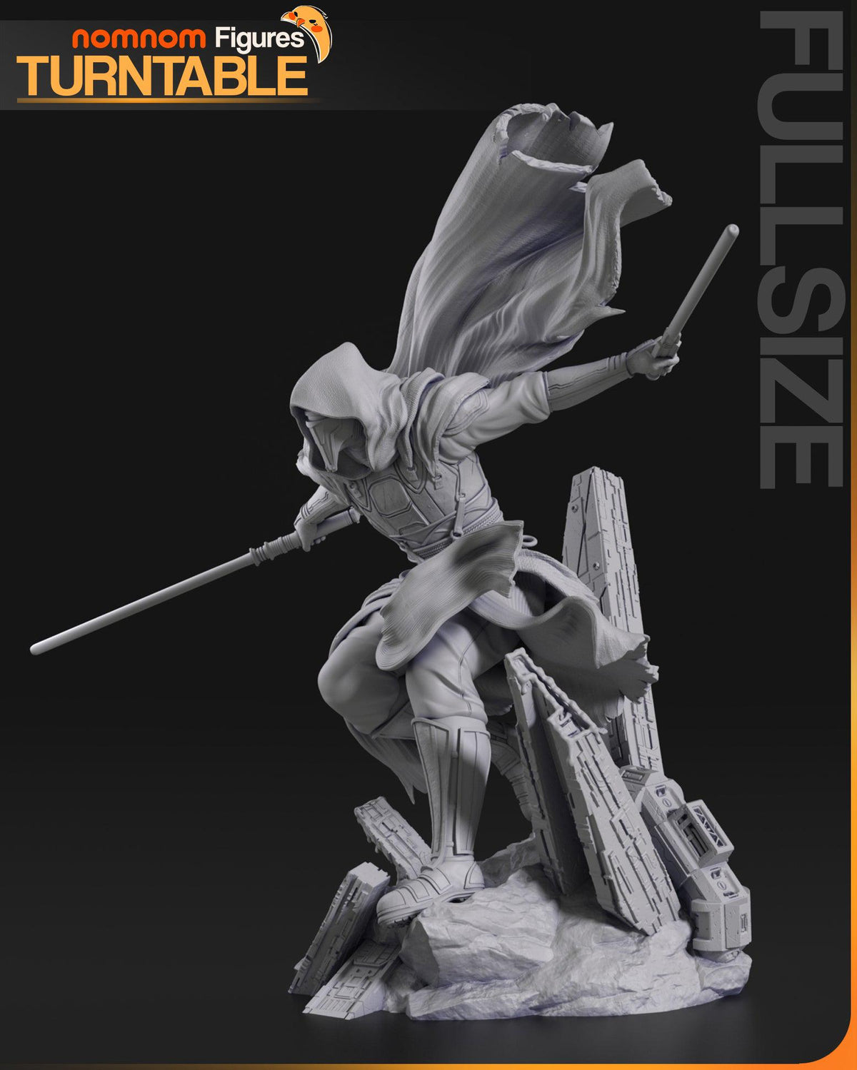 Unpainted Nom Nom Darth Revan Knights of the Old Republic image 6