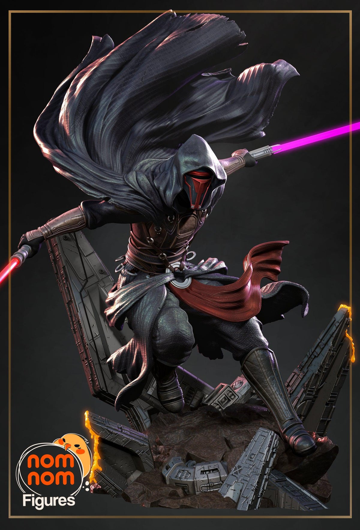 Unpainted Nom Nom Darth Revan Knights of the Old Republic image 7