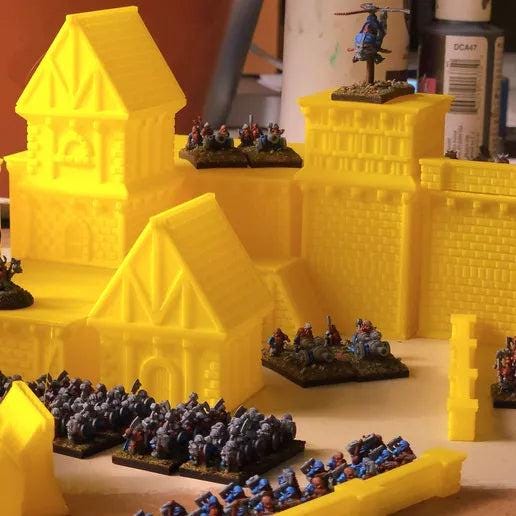 Unpainted Fantasy Village image 1