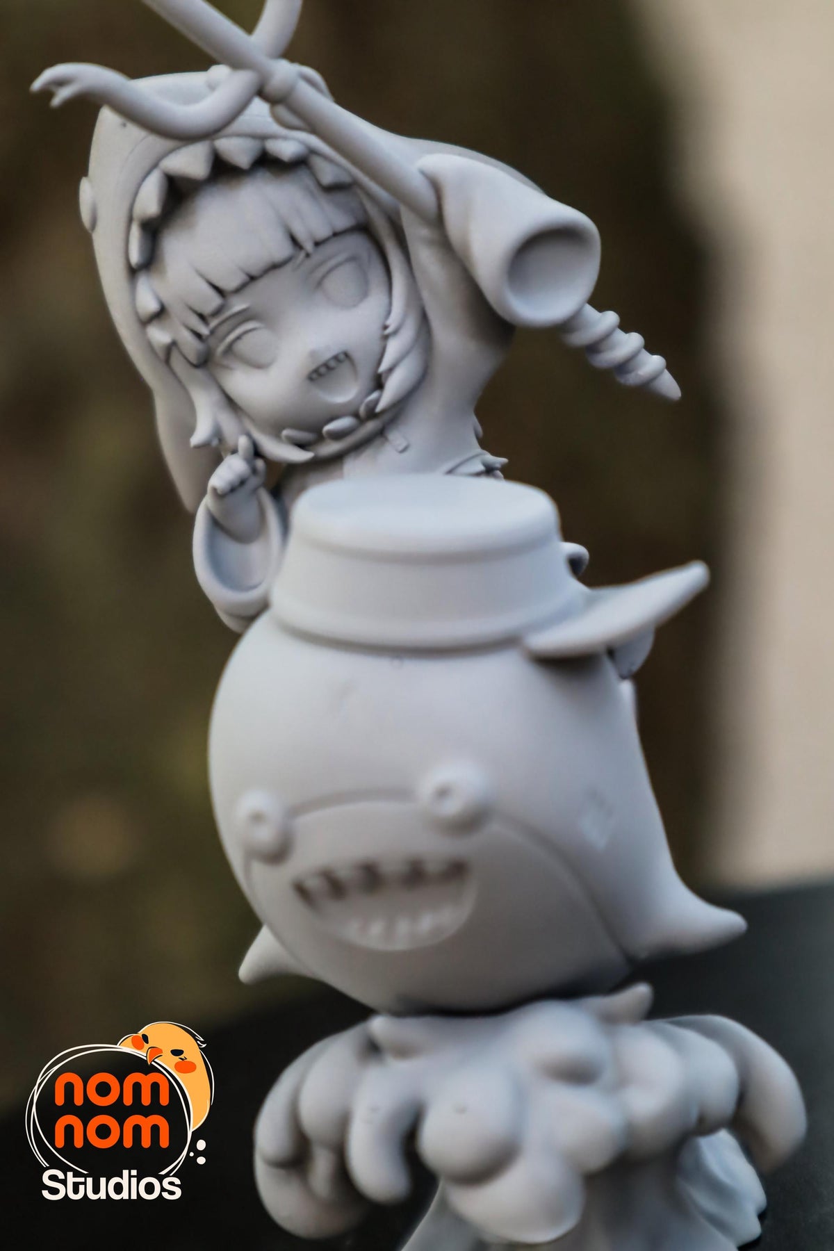 Unpainted Nom Nom Gawr Gura image 1