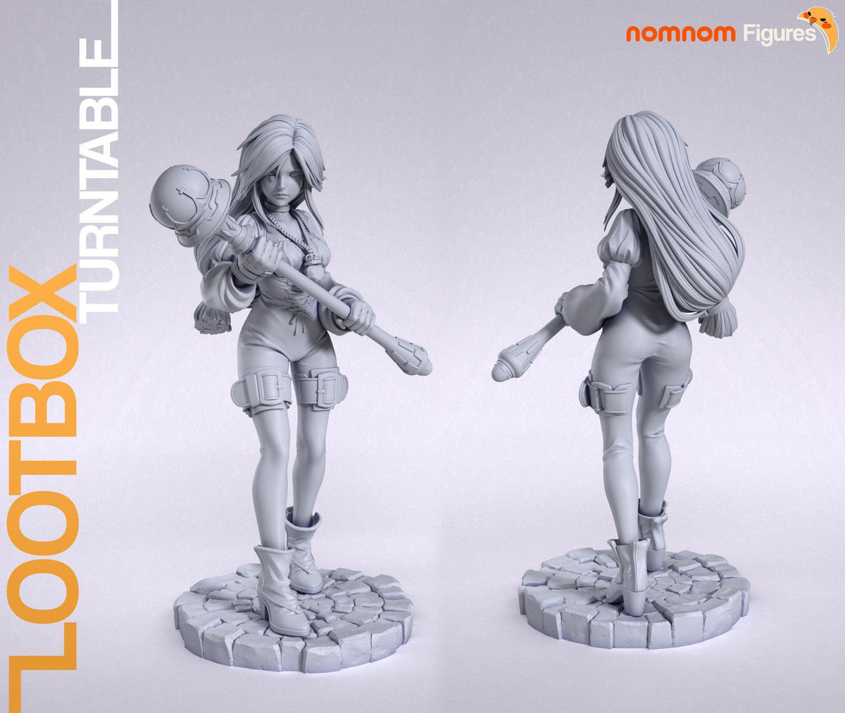Unpainted Nom Nom Princess Zelda image 2
