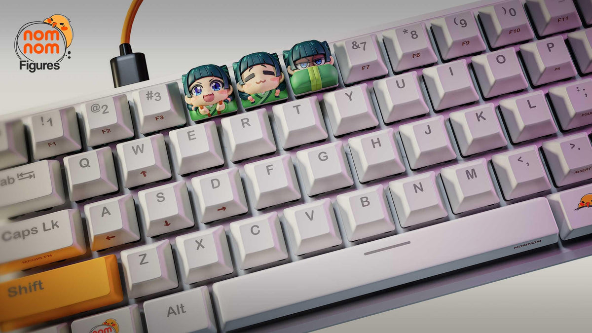 Unpainted Nom Nom MaoMao Apothecary Diaries Key Caps image 1