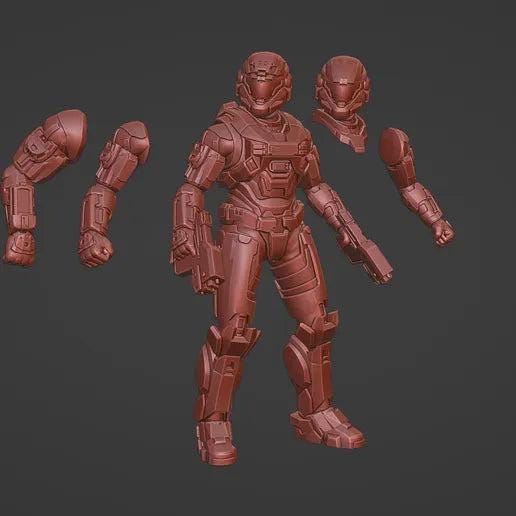 Unpainted Multi Pose H Reach image 0