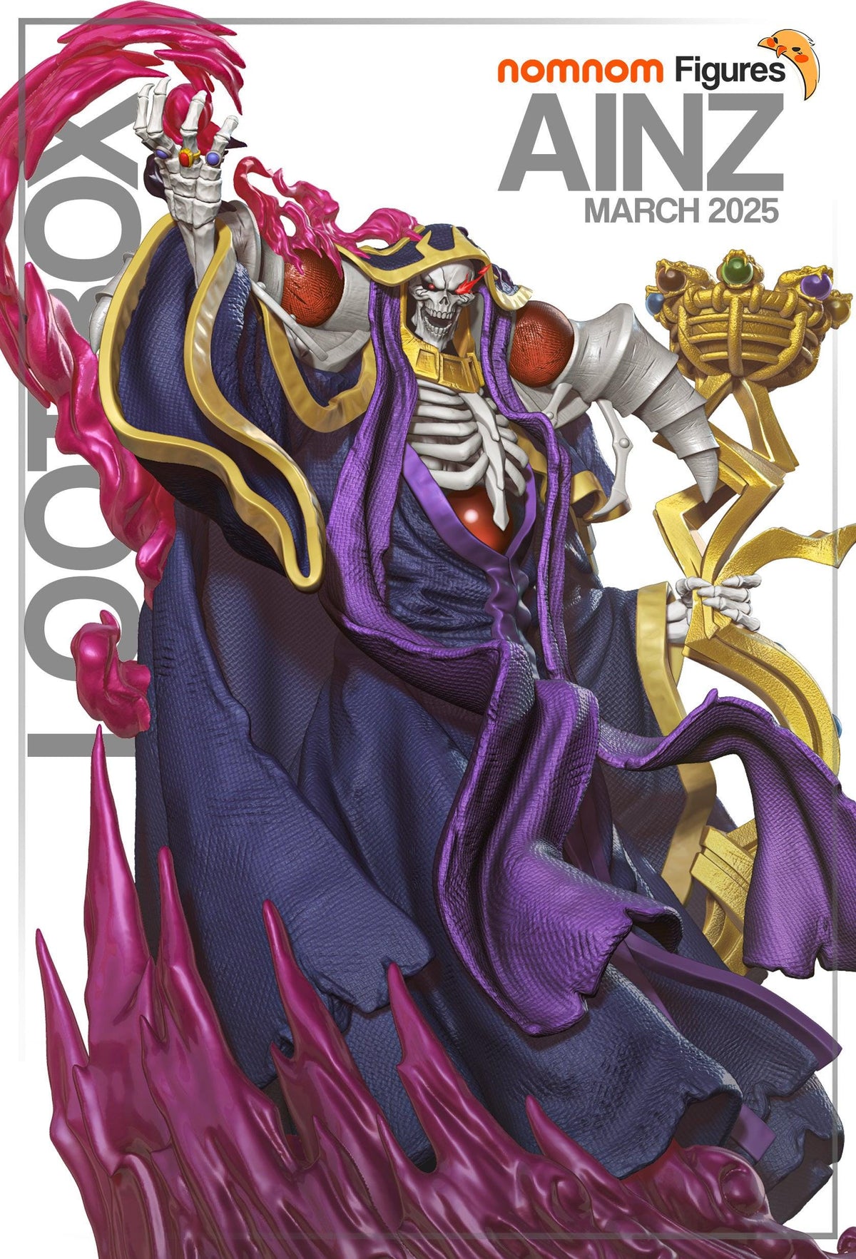Unpainted Ainz Ooal Gown Overlord image 0