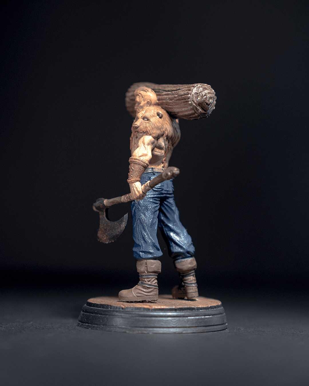 Unpainted Jack Lumber, the Hunter image 3