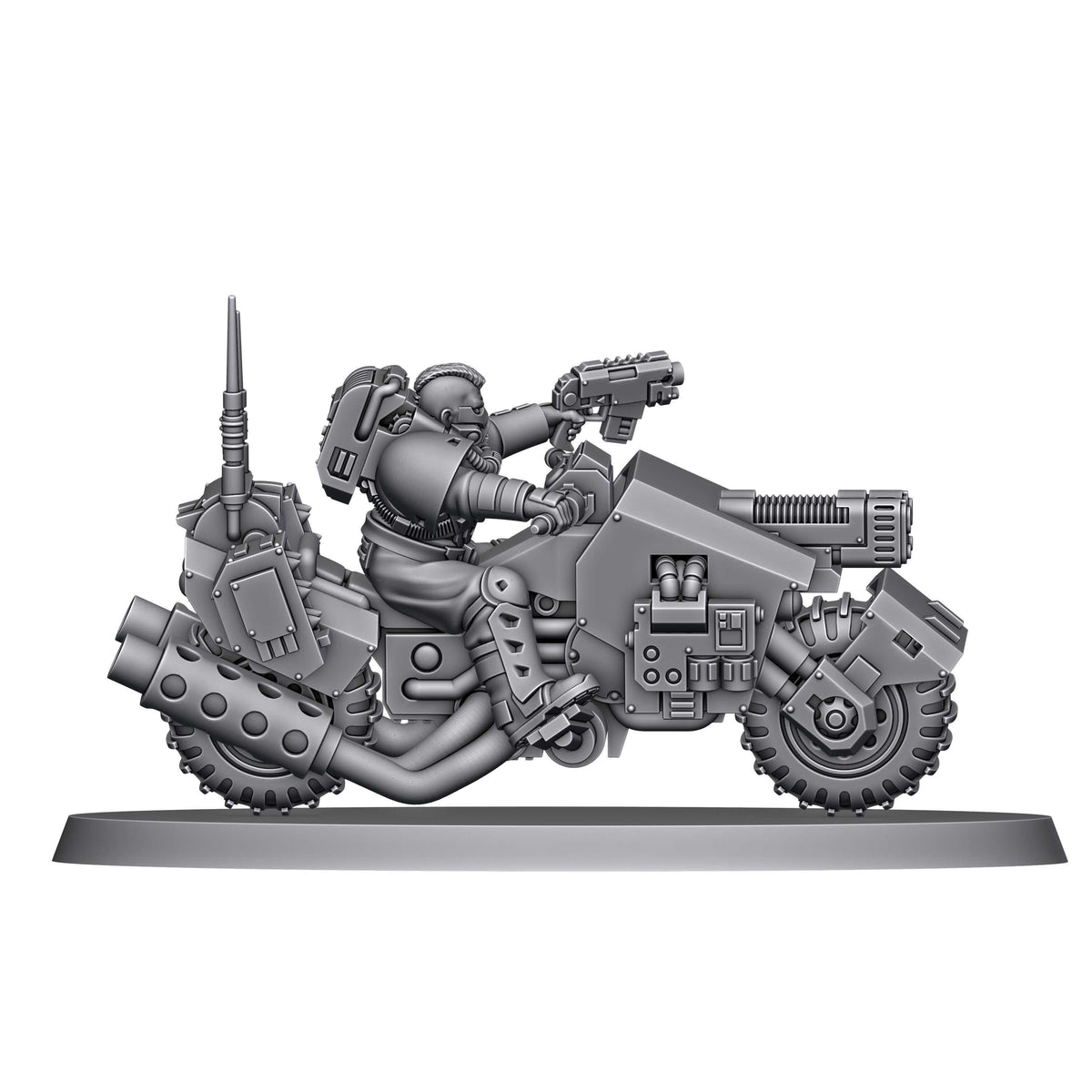 Unpainted Thunder Recon Biker image 2