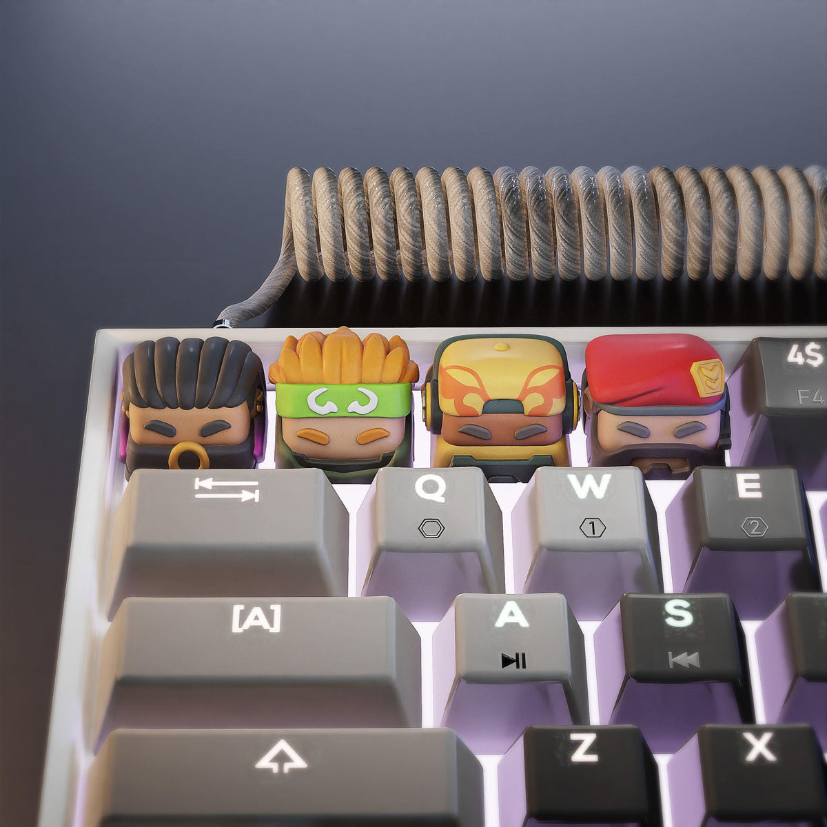 Unpainted Valorant Key caps Vol II image 3