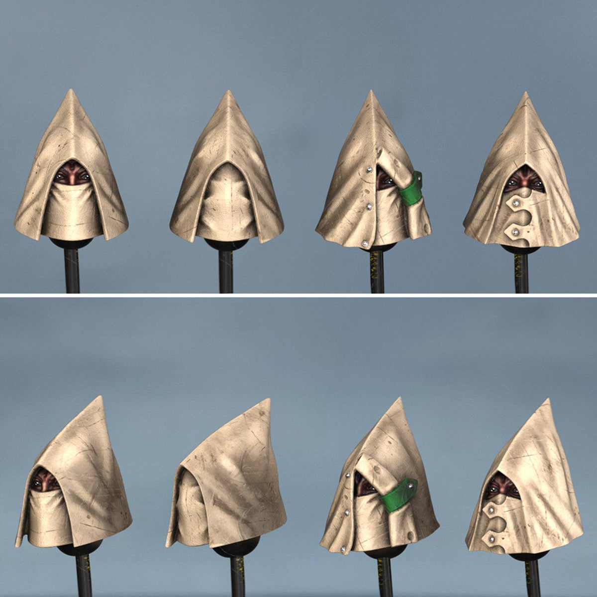 Unpainted Shadow Warriors Heads image 3