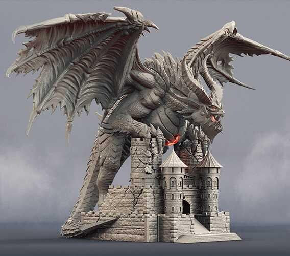 Unpainted Deathwing image 0