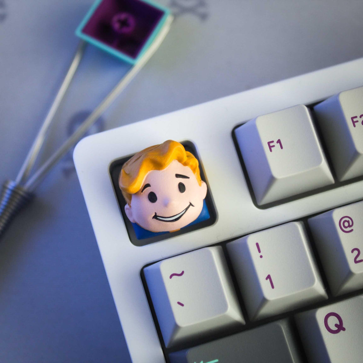 Unpainted Pip Boy Key Cap image 0