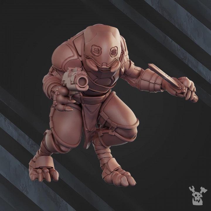 Unpainted Primitive Hunters Tribe Unit image 0