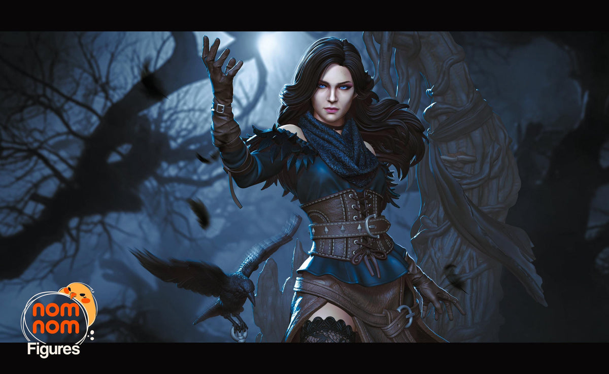 Unpainted Nom Nom Yennefer - Witcher image 1