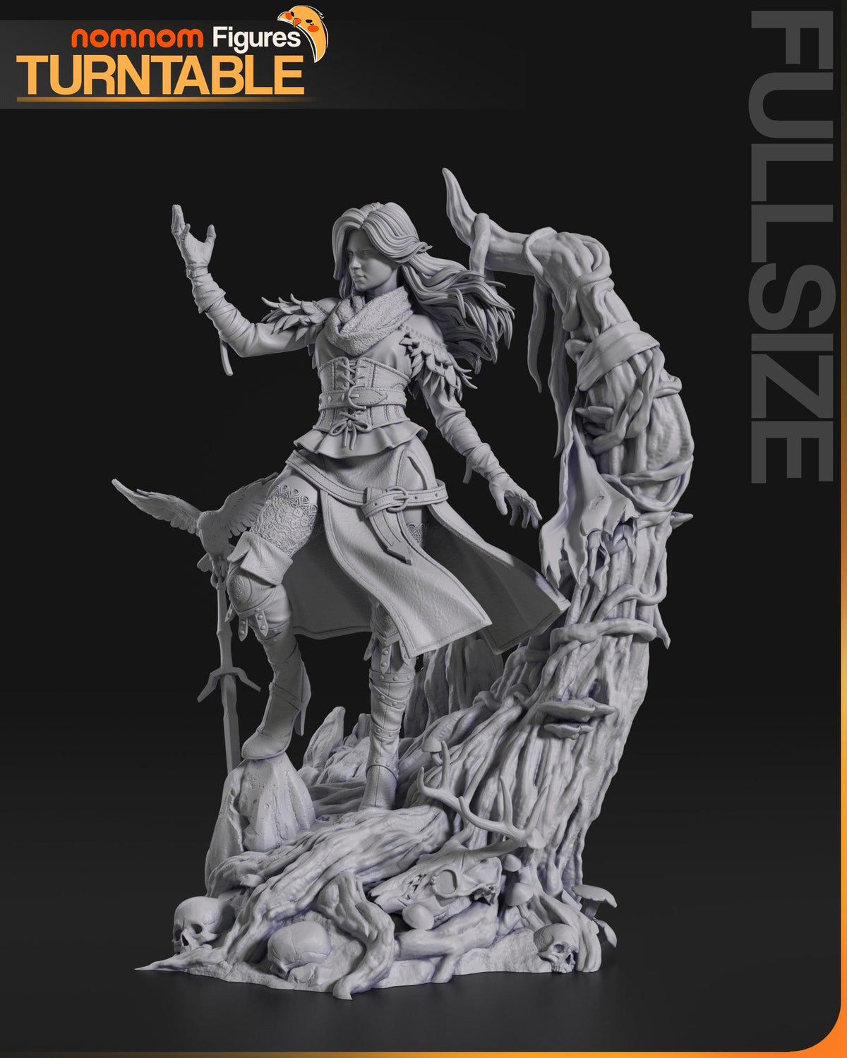 Unpainted Nom Nom Yennefer - Witcher image 4