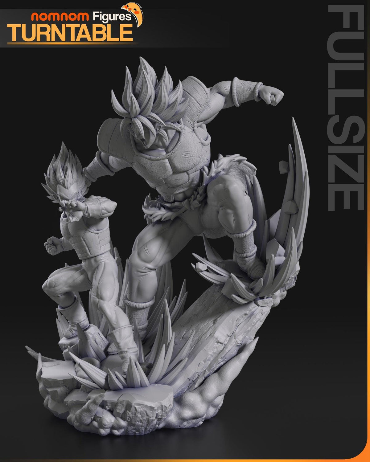 Unpainted Nom Nom Vegeta vs Brody image 0