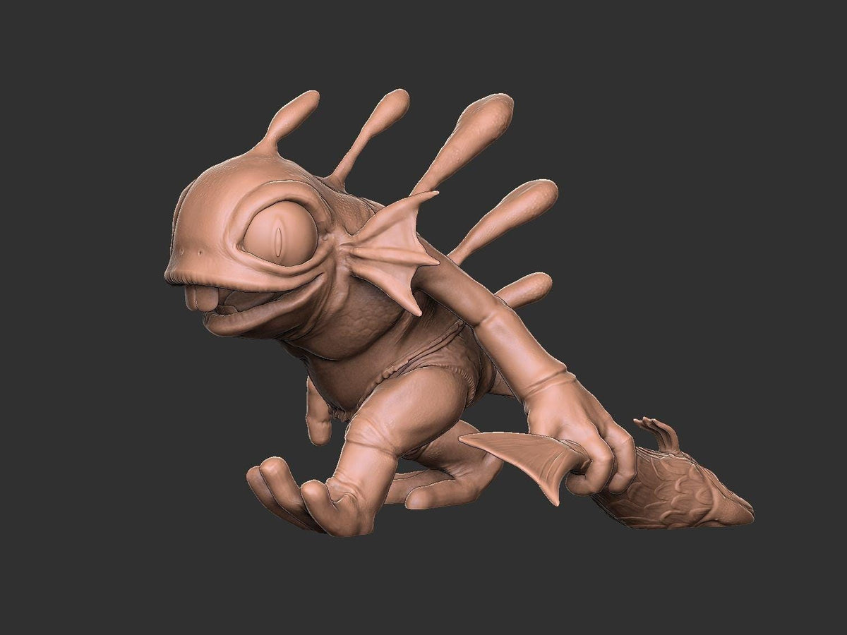 Unpainted Murloc-murky-Heroes of the Storm image 2