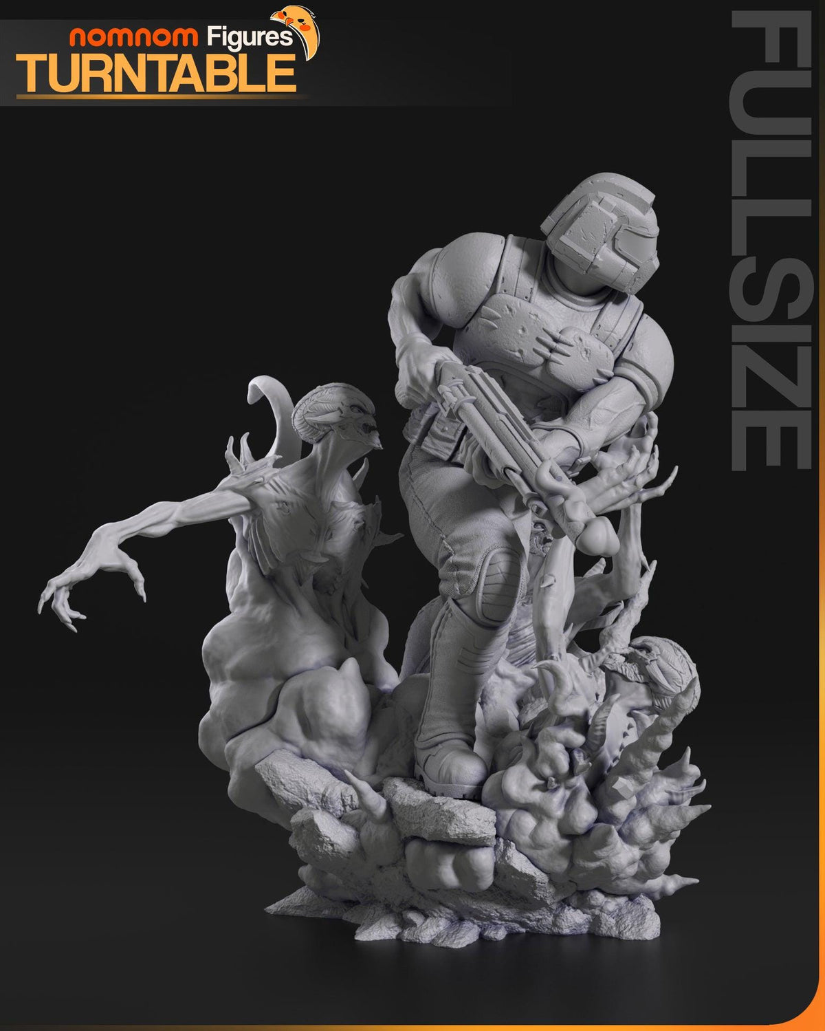 Unpainted Doom Guy image 2