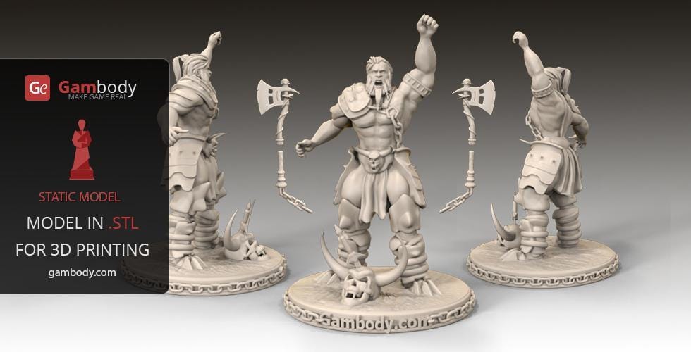 Unpainted Diablo Figure 6 (6”) image 0
