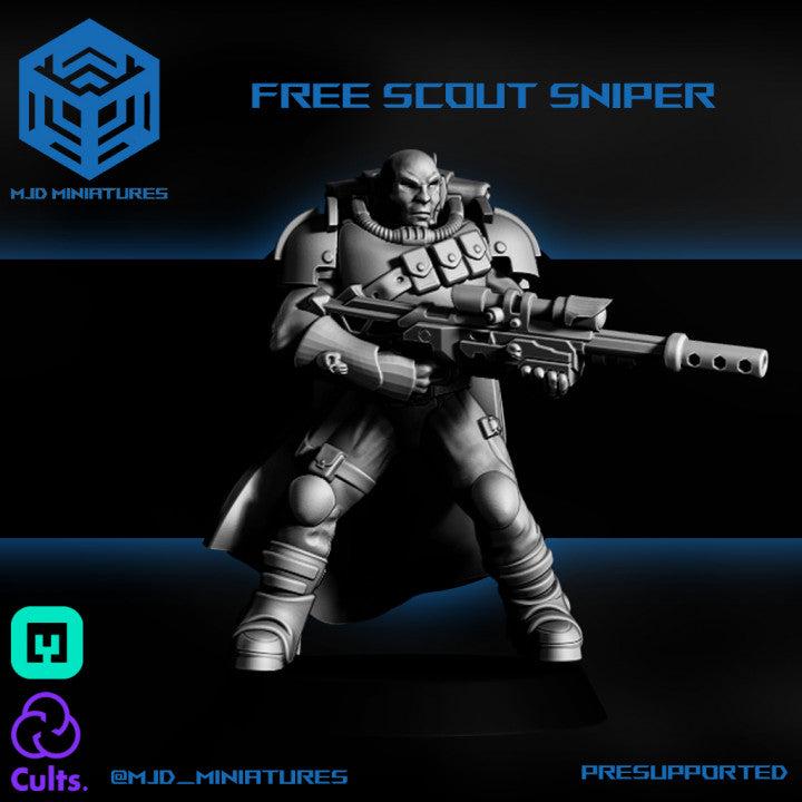 Unpainted Scout sniper image 0