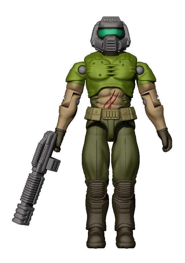 Unpainted Space Marine Retro GI Joe image 0