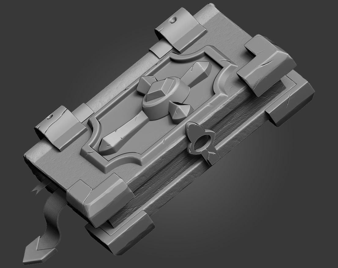 Unpainted Medieval Book image 0