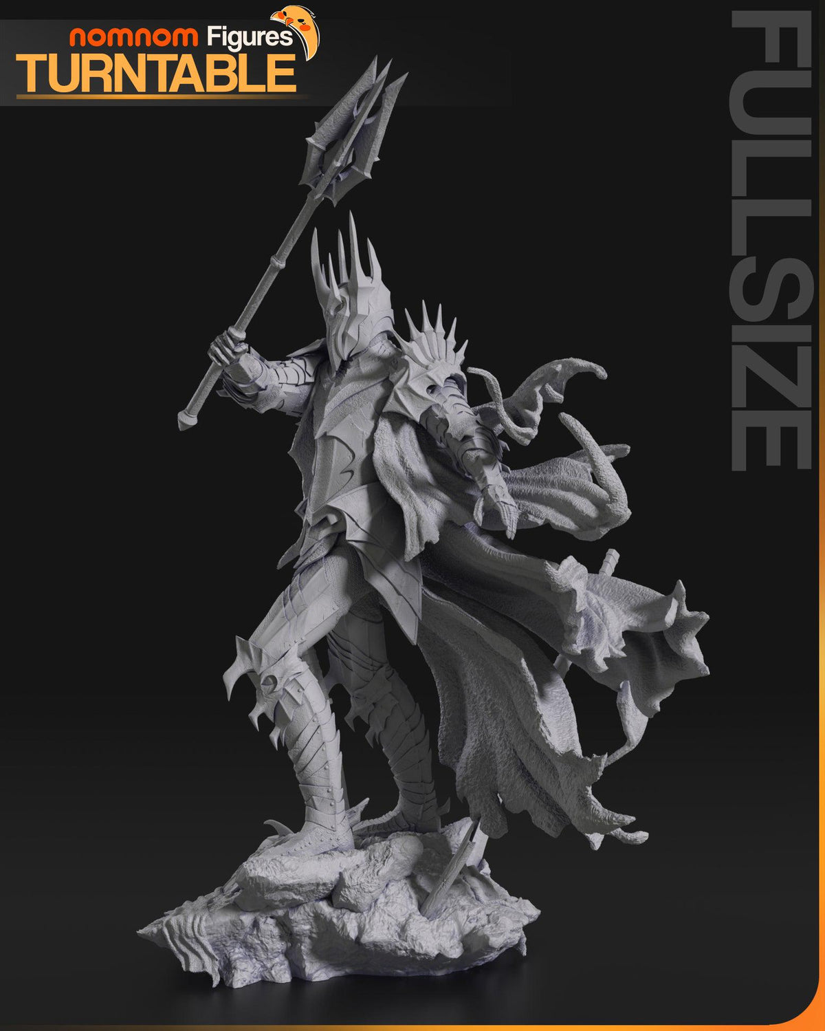 Unpainted Sauron LOTR image 0