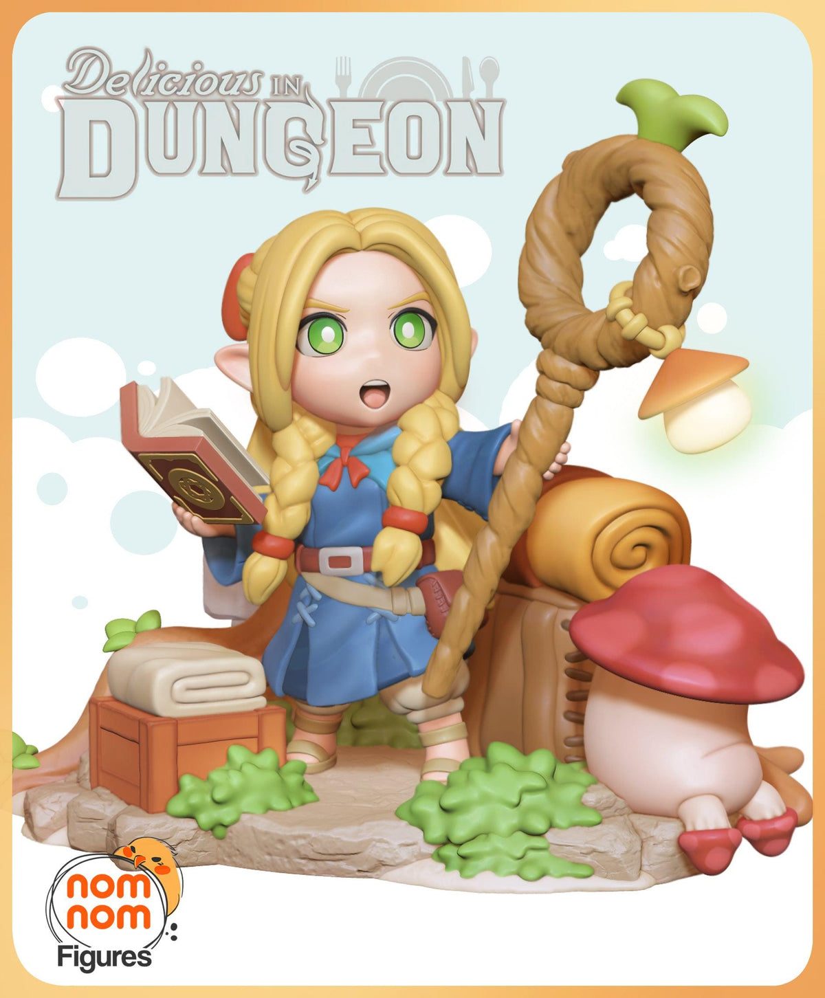 Unpainted Nom Nom Chibi Marcille Dungeon Meshi image 0