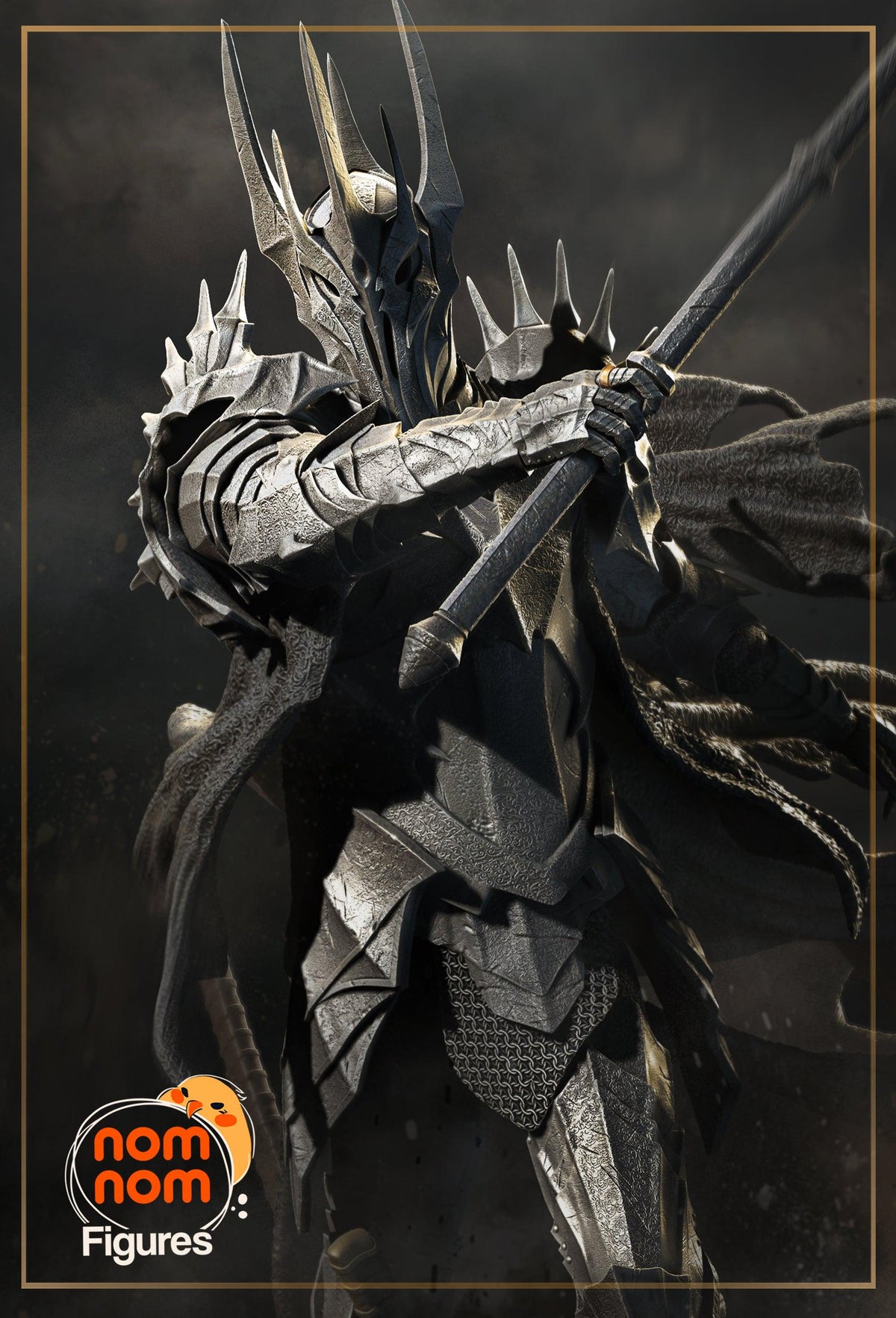 Unpainted Sauron LOTR image 5