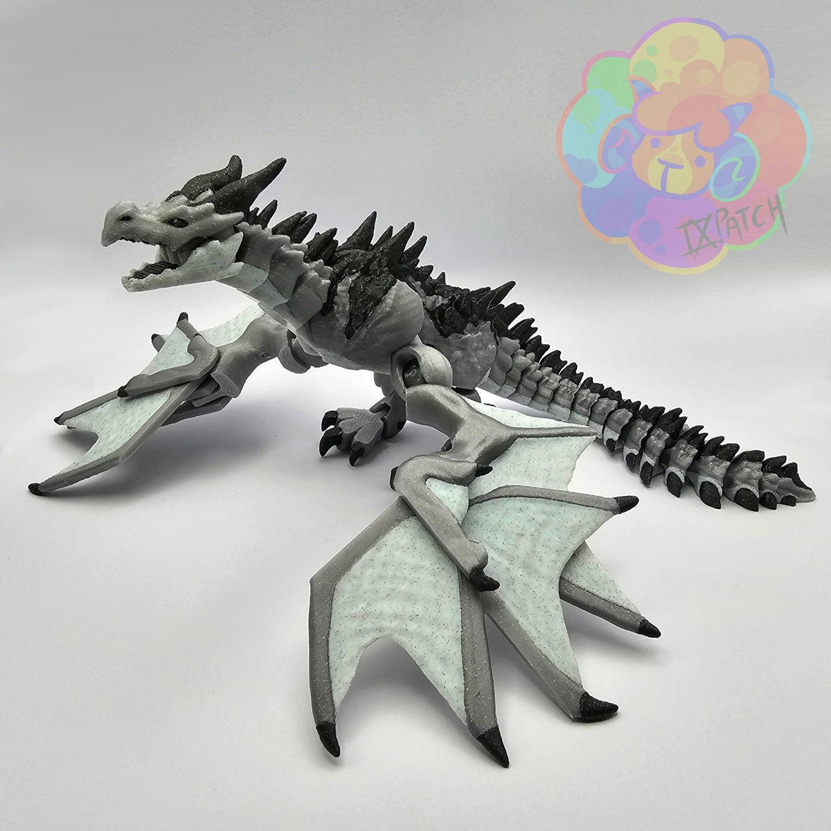 Unpainted Wyvern - Flexi Articulated Dragon image 0