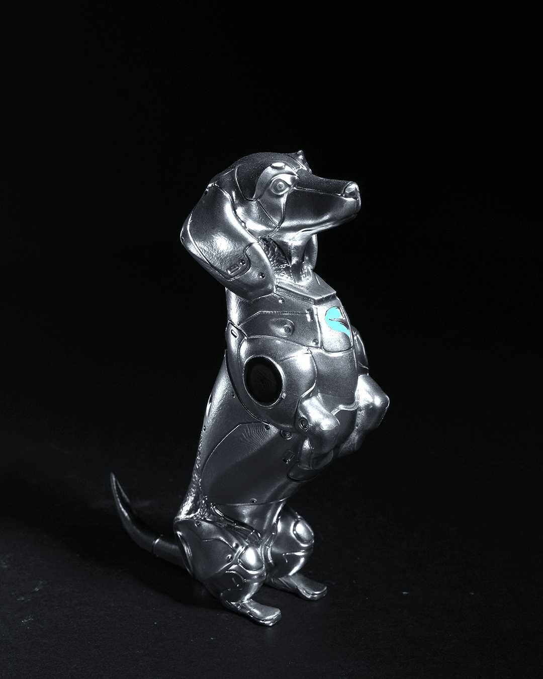 Unpainted Space Pooch Trio image 2