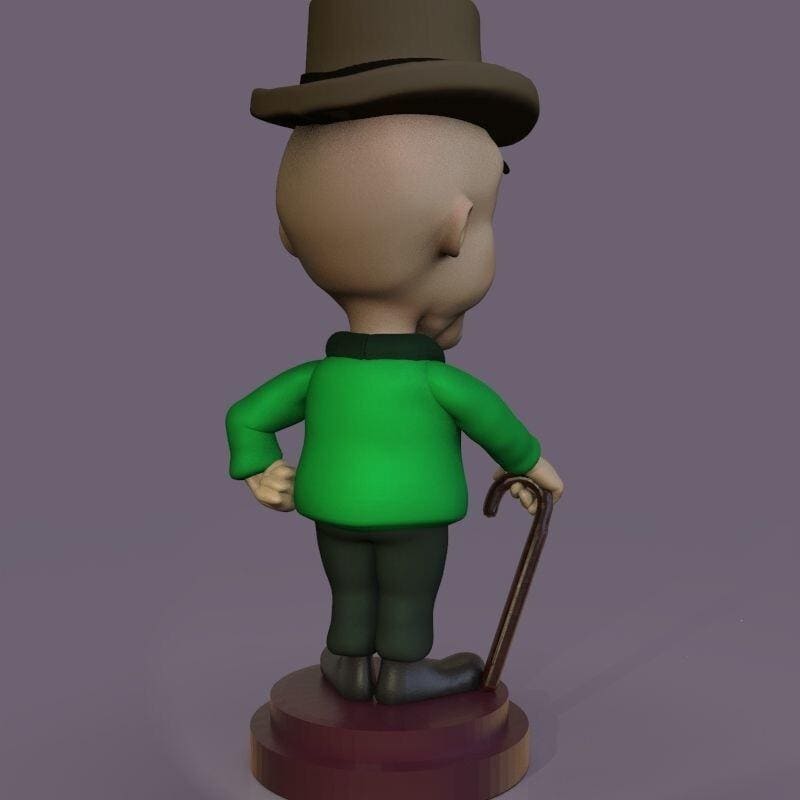 Unpainted Mr Magoo