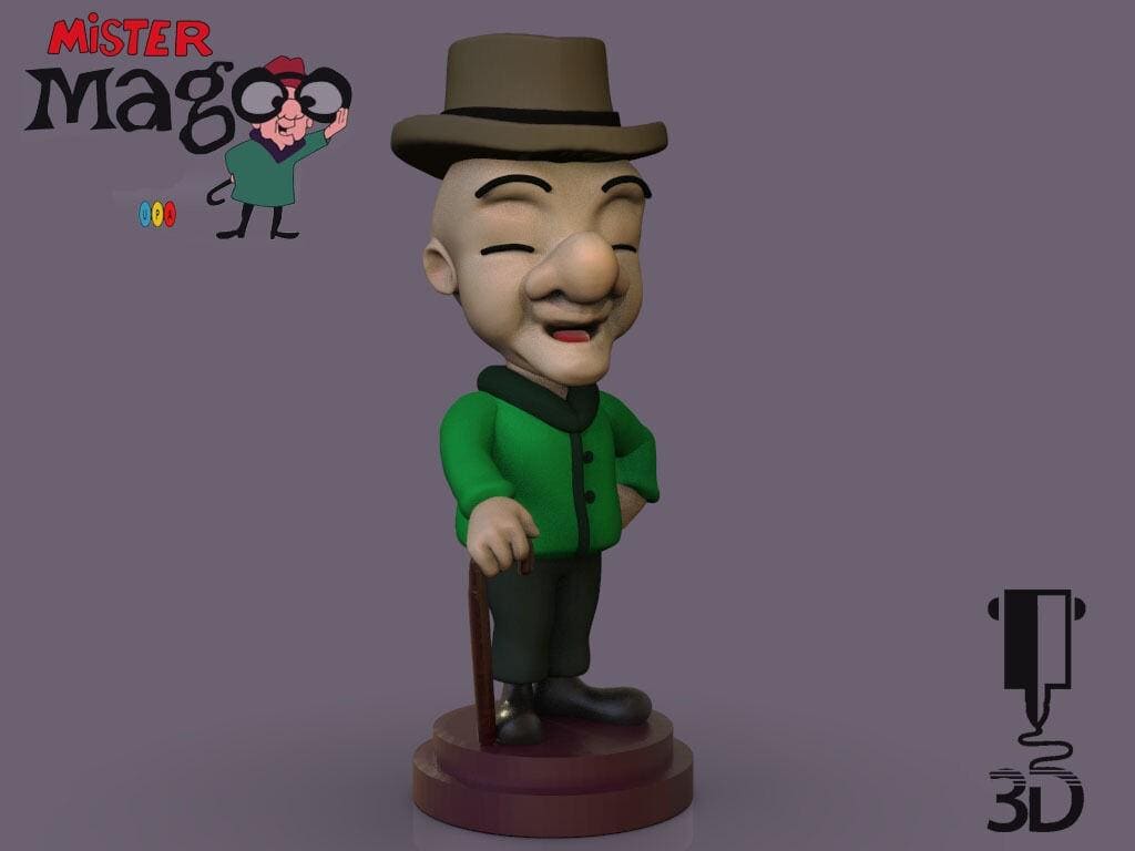 Unpainted Mr Magoo