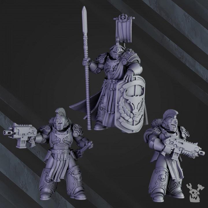 Unpainted Bullwhip Clan Warriors image 1
