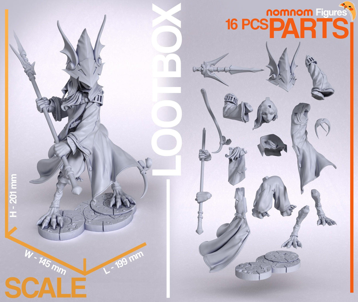 Unpainted Nom Nom Freya Crescent FFIX image 1
