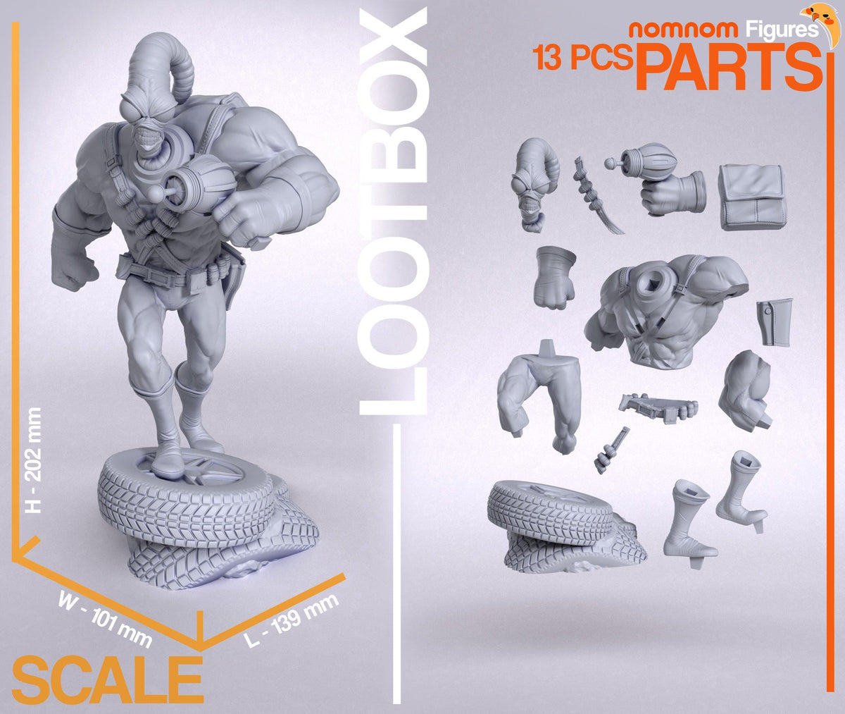 Unpainted Nom Nom Earthworm Jim image 1