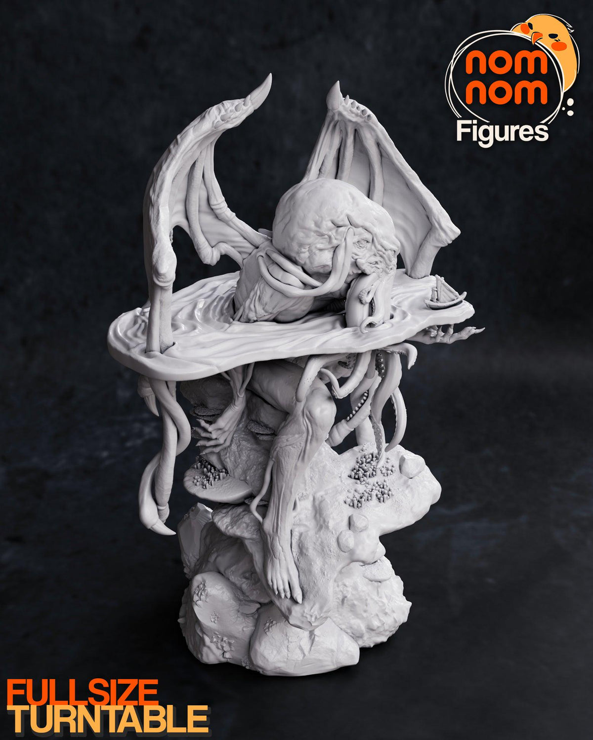 Unpainted Nom Nom Cthulhu Mythos image 2