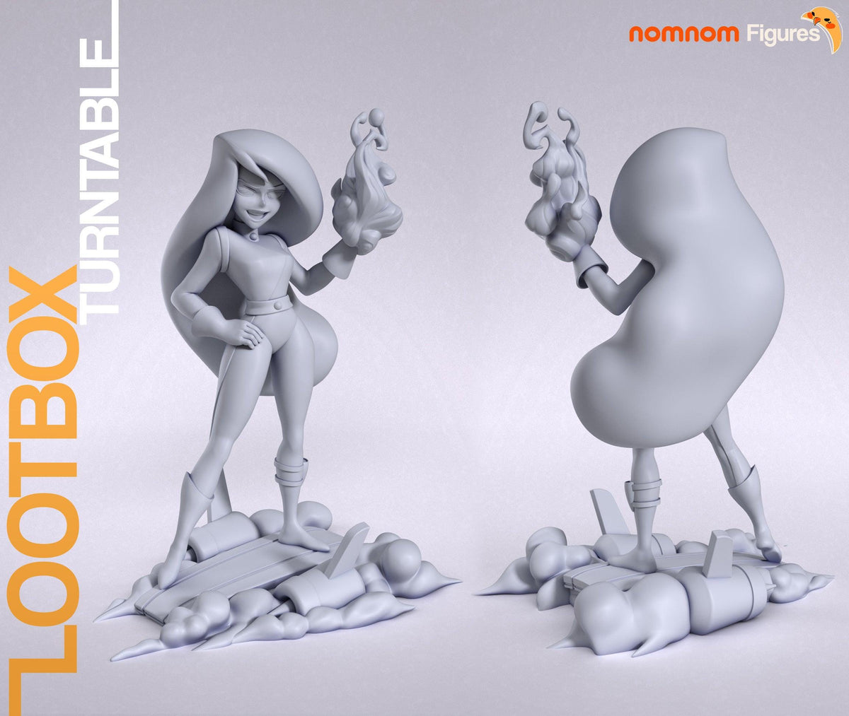 Unpainted Nom Nom Kim Possible image 1