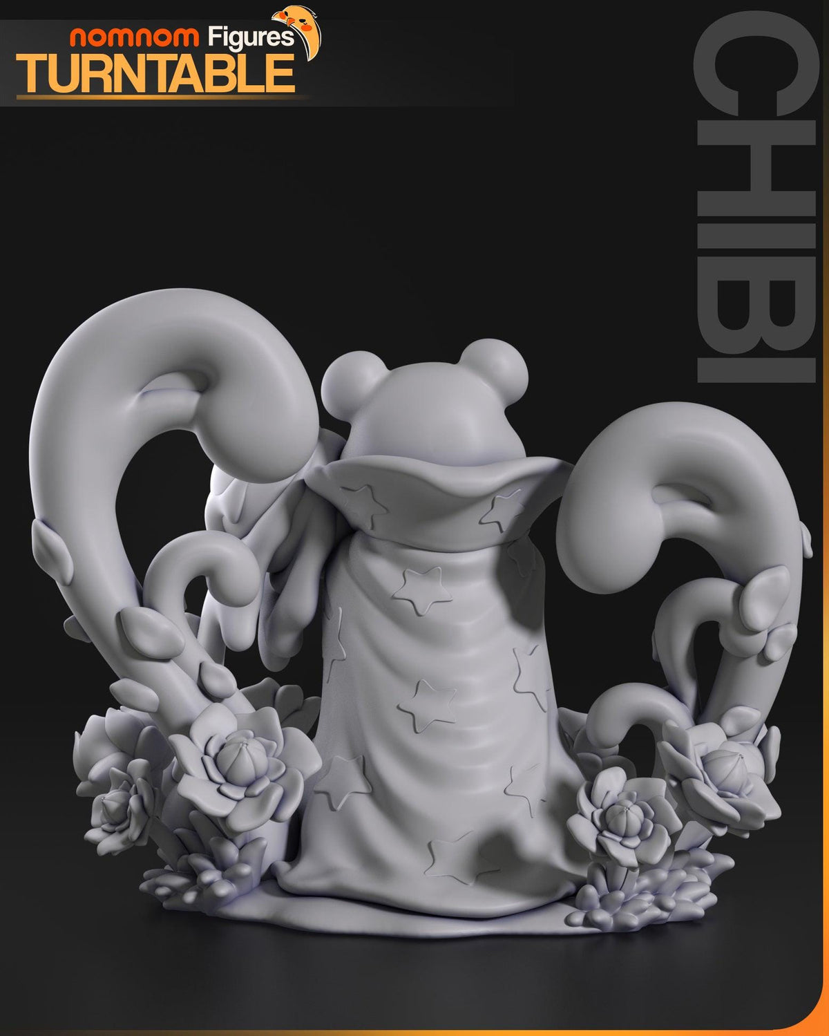 Unpainted Nom Nom Chibi Pooh Lorcana image 7