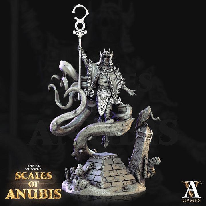 Unpainted Anubian Priests Set of 4 image 2