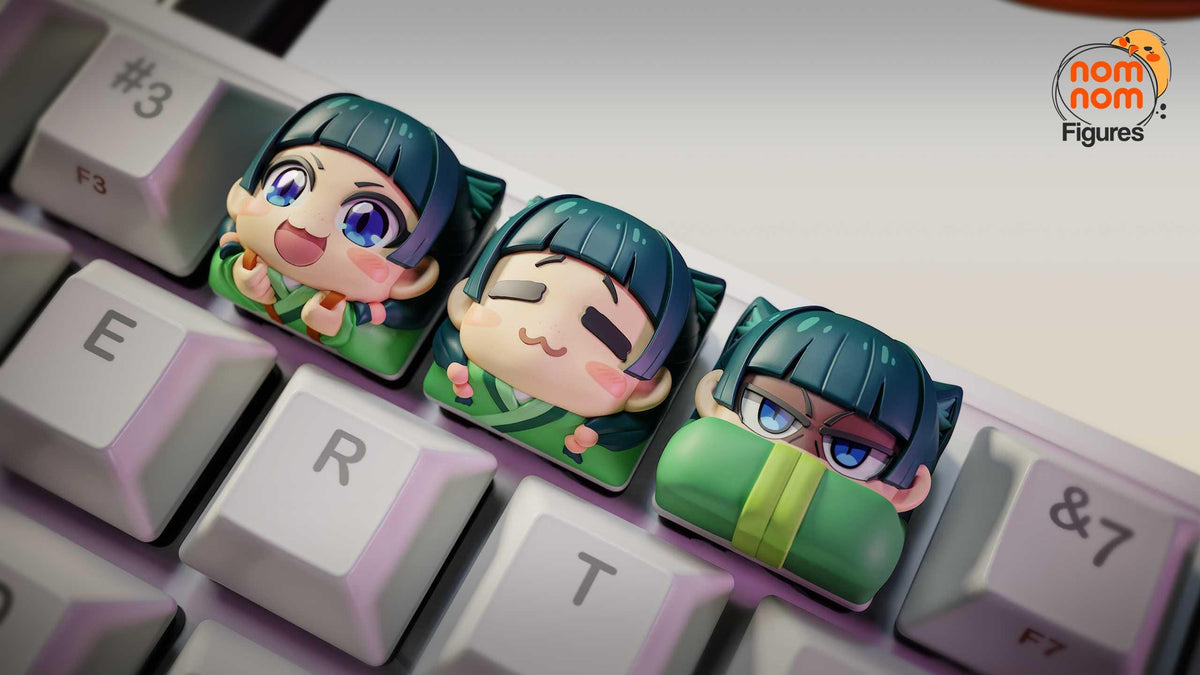 Unpainted Nom Nom MaoMao Apothecary Diaries Key Caps image 0