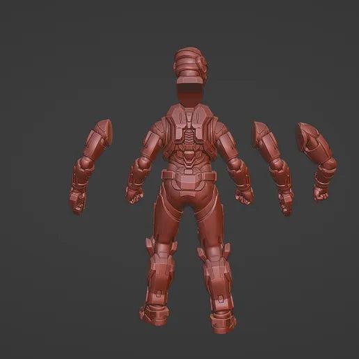 Unpainted Multi Pose H Reach image 1