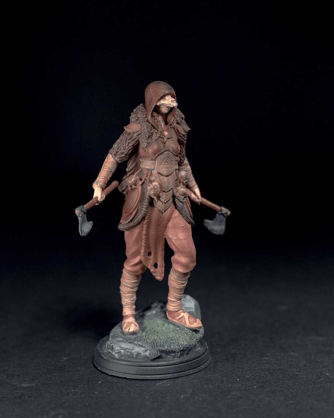 Unpainted Revna, the Tribal Viking image 0