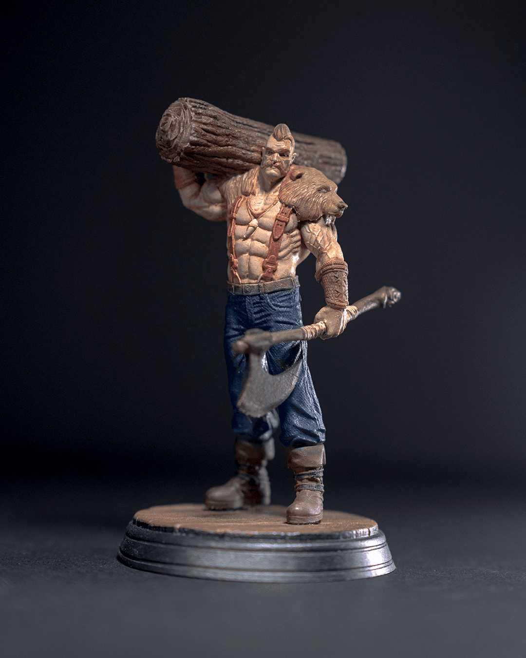 Unpainted Jack Lumber, the Hunter image 0