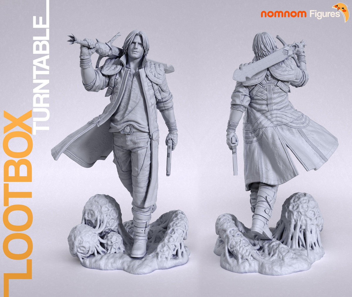 Unpainted Nom Nom Dante Devil May Cry image 1