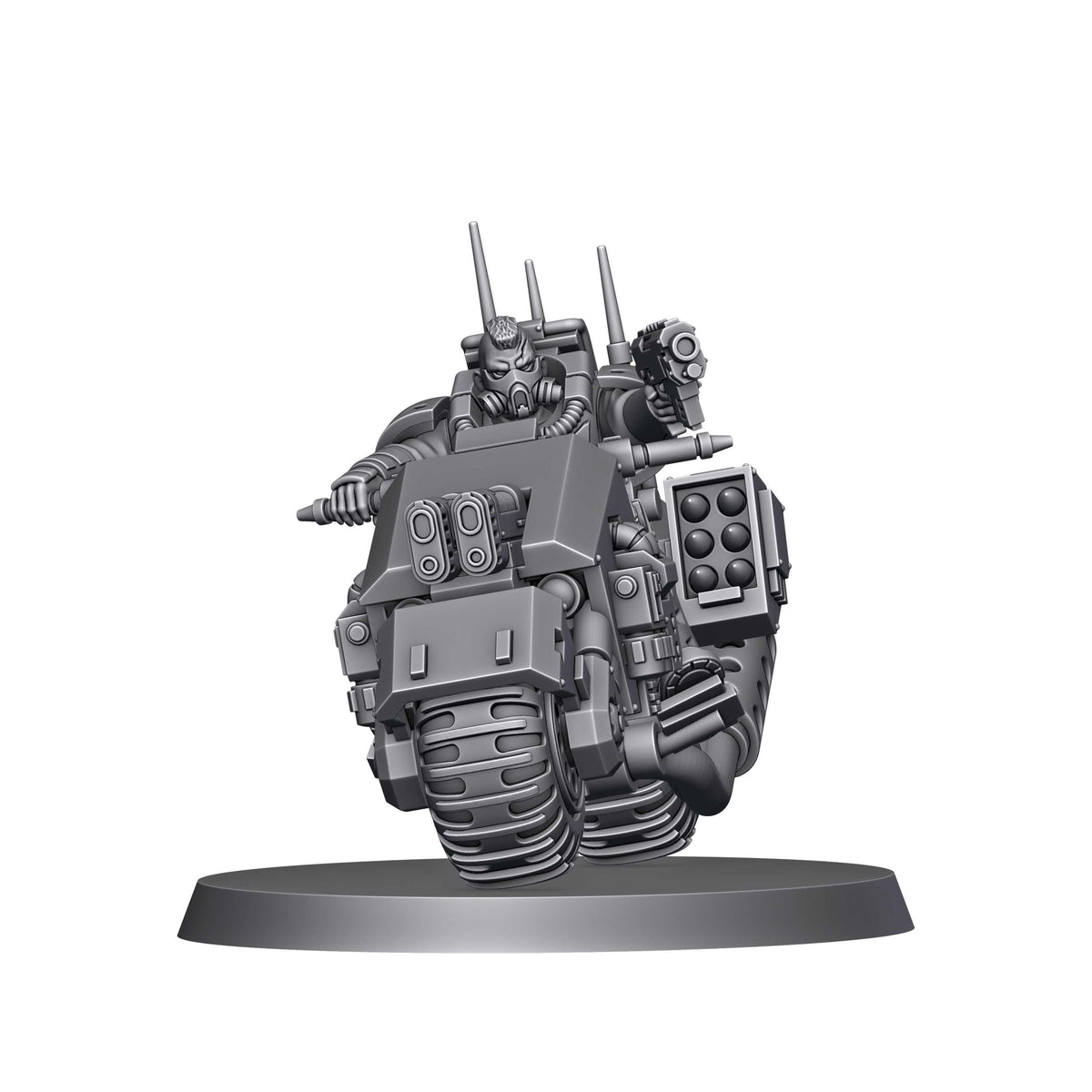 Unpainted Thunder Recon Biker image 1