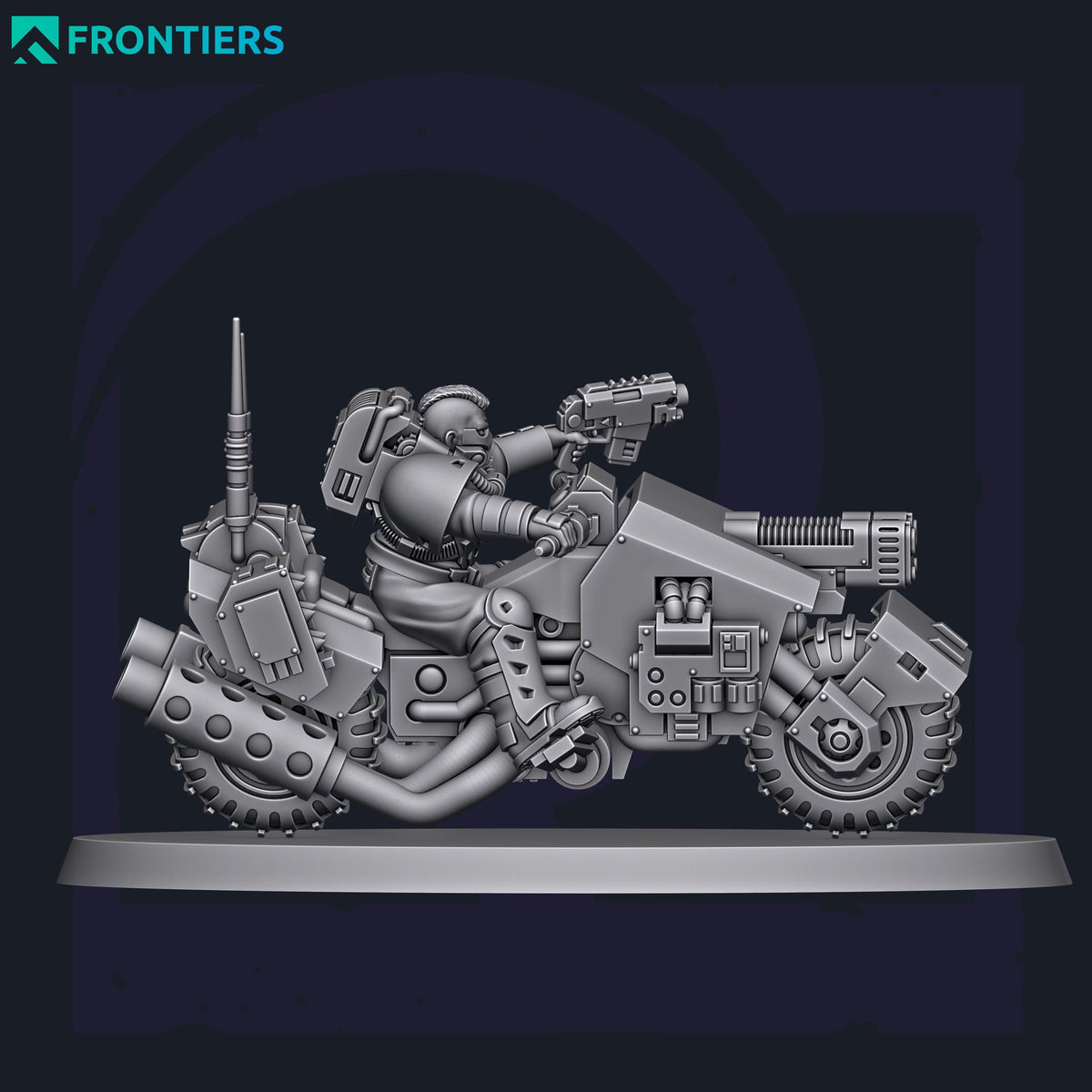 Unpainted Thunder Recon Biker image 5